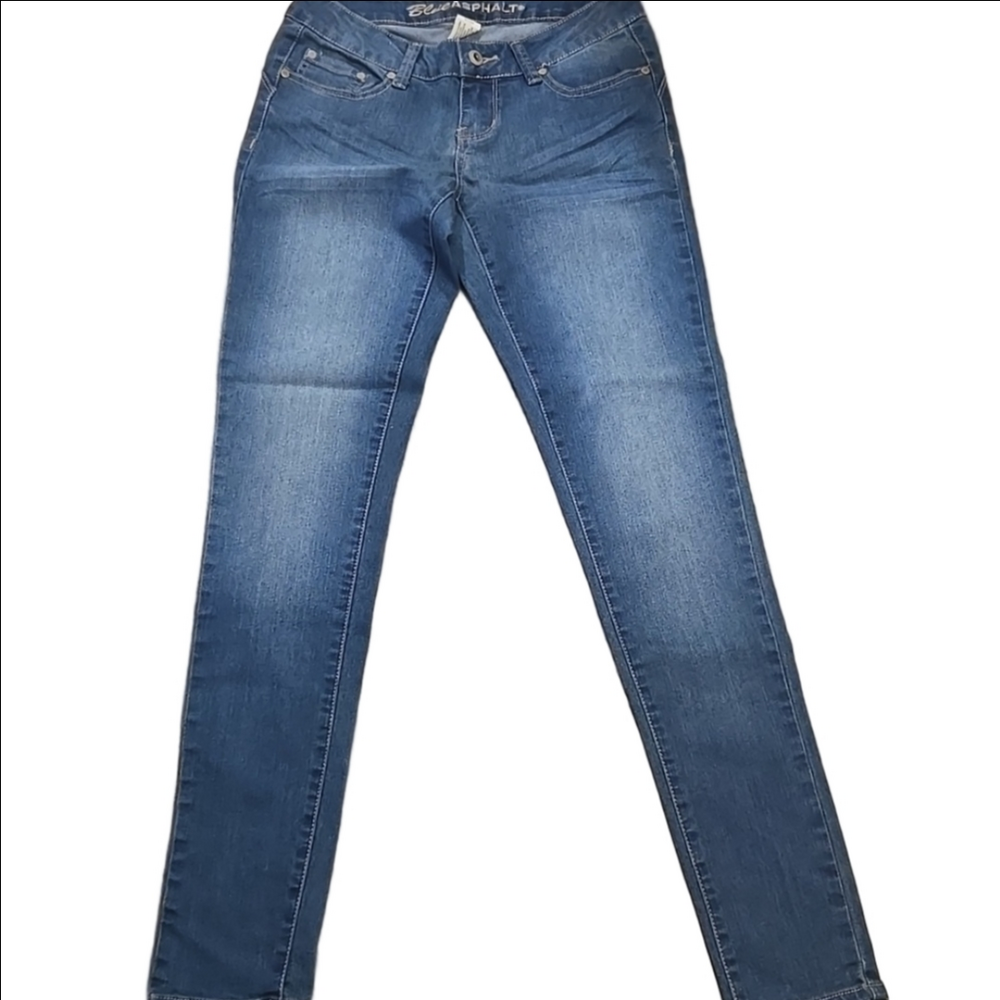 ♡BLUE asphalt super skinny jeans sz.7